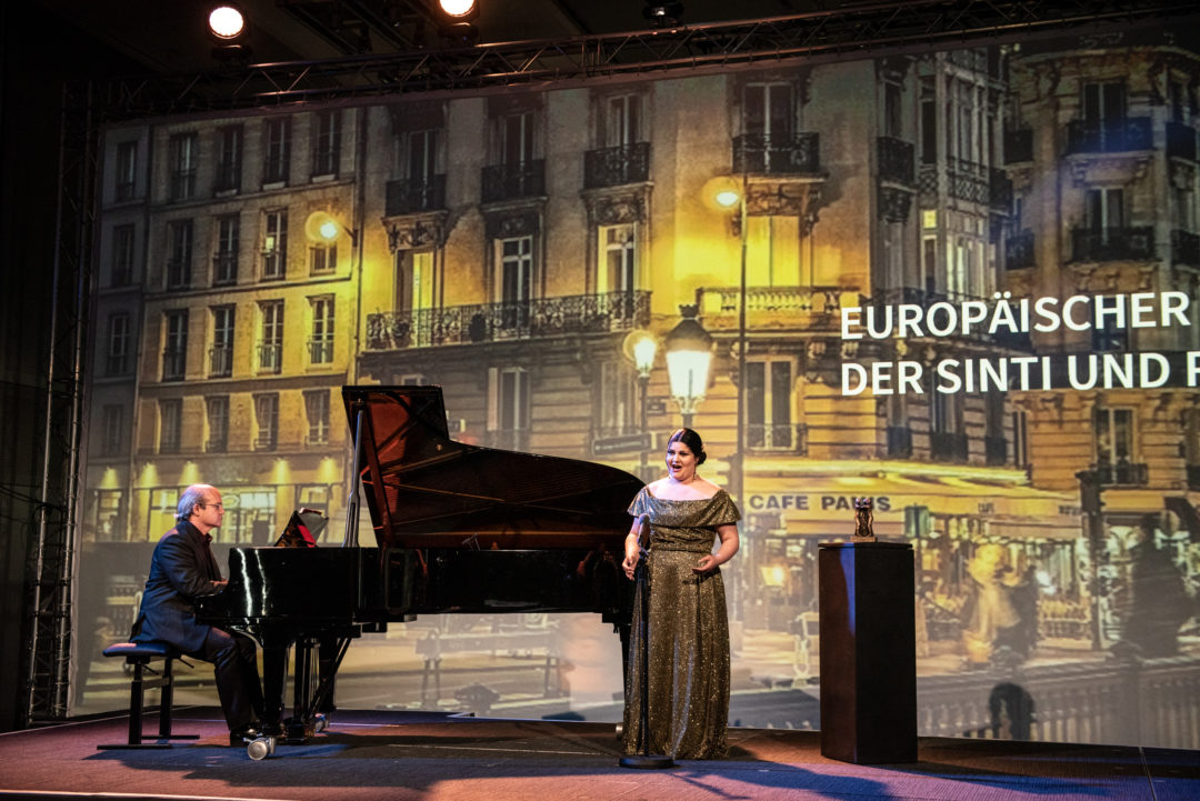 Aureliano Zatoni (Piano) and Scarlett Rani Adler (Soprano) while performing