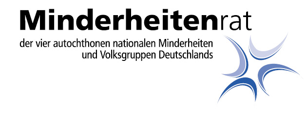 Logo Minderheitenrat der vier autochthonen nationalen Minderheiten und Volksgruppen Deutschlands