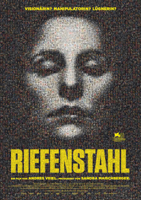 Plakat des Films "Riefenstahl" des Regisseurs Andres Veiel.